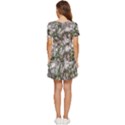 Climbing Plant At Outdoor Wall Tiered Short Sleeve Babydoll Dress View4
