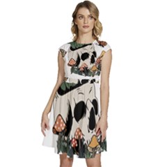 What The Fucculent T- Shirt What The Fucculent T- Shirt Cap Sleeve High Waist Dress by ZUXUMI