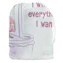 I Will Get Everything I Want Drawstring Pouch (3XL) View1