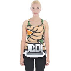Funny Crocodile Piece Up Tank Top by Sarkoni