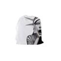 Funny Statue Of Liberty Parody Drawstring Pouch (Small) View2