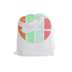 Bird Lover T- Shirtbird T- Shirt (11) Drawstring Pouch (large) by EnriqueJohnson
