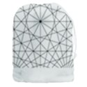 Black And White Pattern T- Shirt Black And White Pattern 8 Drawstring Pouch (3XL) View1