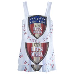 Trump 2024 The Final Battle Kids  Layered Skirt Swimsuit by 13stars