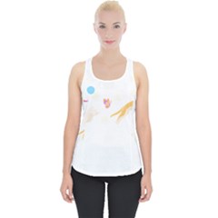 Cat Pattern T- Shirt Pattern Of Cats Playing With Toys T- Shirt Piece Up Tank Top by EnriqueJohnson