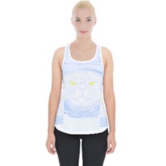 Cat T- Shirt Biker Cat T- Shirt Piece Up Tank Top by EnriqueJohnson
