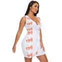Dog And Cat Lover Pattern T- Shirtdog And Cat Lover Pattern T- Shirt Draped Bodycon Dress View3