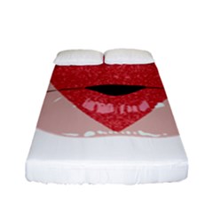 Lips -16 Fitted Sheet (full/ Double Size) by SychEva
