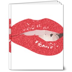 Lips -25 8  X 10  Softcover Notebook by SychEva