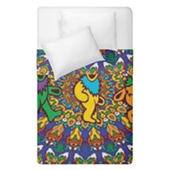 Grateful Dead Pattern Duvet Cover Double Side (single Size) by Sarkoni