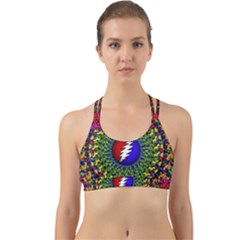 Grateful Dead Back Web Sports Bra by Sarkoni
