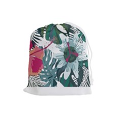 Hawaii T- Shirt Hawaii Deforestation Garden T- Shirt Drawstring Pouch (large) by EnriqueJohnson