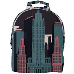 New York City Nyc Skyline Cityscape Mini Full Print Backpack by uniart180623