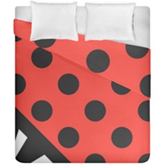 Abstract-bug-cubism-flat-insect Duvet Cover Double Side (california King Size) by Ket1n9