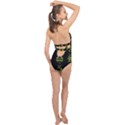 Beetles-insects-bugs- Halter Front Plunge Swimsuit View2