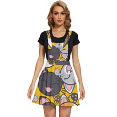 Cats-cute-kitty-kitties-kitten Apron Dress by Ket1n9