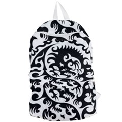 Ying Yang Tattoo Foldable Lightweight Backpack by Ket1n9