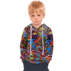 Art Color Dark Detail Monsters Psychedelic Kids  Overhead Hoodie by Ket1n9