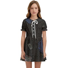 World Map Kids  Sweet Collar Dress by Ket1n9