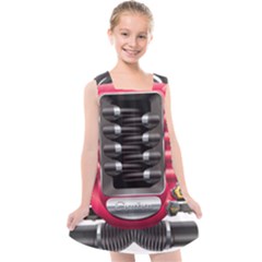 Car Engine Kids  Cross Back Dress by Ket1n9