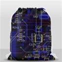 Technology Circuit Board Layout Drawstring Bag (Small) View2