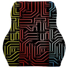 Circuit Board Seamless Patterns Set Car Seat Velour Cushion  by Ket1n9
