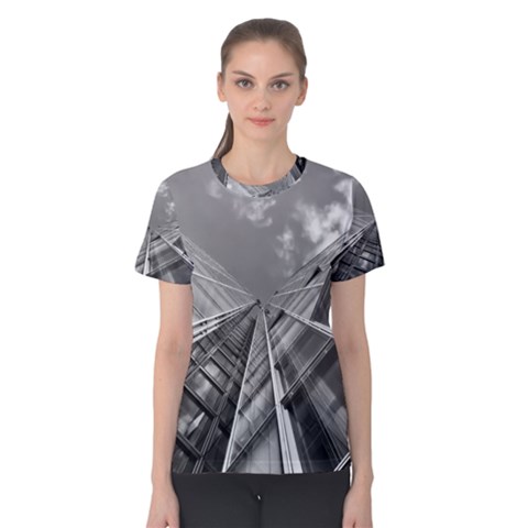 Architecture-skyscraper Women s Cotton T-shirt by Ket1n9