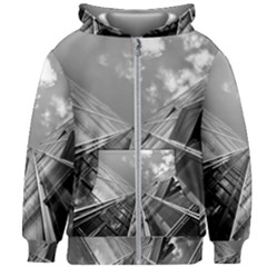 Architecture-skyscraper Kids  Zipper Hoodie Without Drawstring by Ket1n9