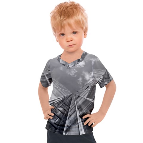 Architecture-skyscraper Kids  Sports T-shirt by Ket1n9