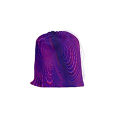 Abstract-fantastic-fractal-gradient Drawstring Pouch (small) by Ket1n9