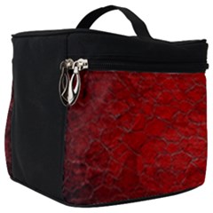 Red-grunge-texture-black-gradient Make Up Travel Bag (big) by Ket1n9