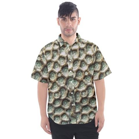 Ocean Pattern Men s Short Sleeve Shirt by Ket1n9