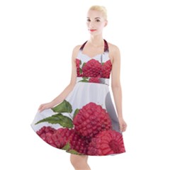 Fruit-healthy-vitamin-vegan Halter Party Swing Dress  by Ket1n9
