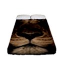African-lion-mane-close-eyes Fitted Sheet (Full/ Double Size) View1
