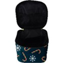 Christmas Seamless Pattern With Candies Snowflakes Make Up Travel Bag (Big) View3