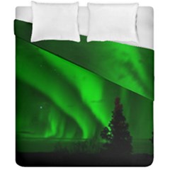 Aurora-borealis-northern-lights- Duvet Cover Double Side (california King Size) by Ket1n9