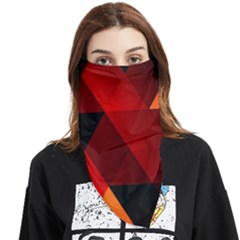 Abstract Triangle Wallpaper Face Covering Bandana (triangle) by Ket1n9