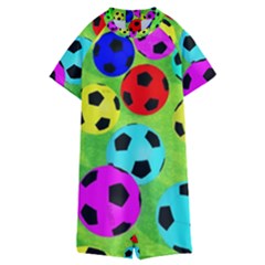 Balls Colors Kids  Boyleg Half Suit Swimwear by Ket1n9