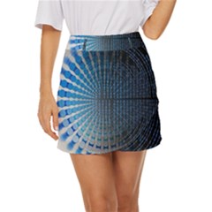 Data-computer-internet-online Mini Front Wrap Skirt by Ket1n9