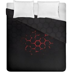 Abstract Pattern Honeycomb Duvet Cover Double Side (california King Size) by Ket1n9