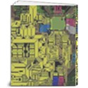 Technology Circuit Board 8  x 10  Hardcover Notebook View2