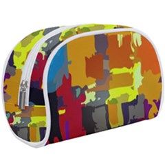Abstract-vibrant-colour Make Up Case (large) by Ket1n9