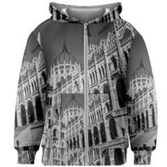 Architecture-parliament-landmark Kids  Zipper Hoodie Without Drawstring by Ket1n9