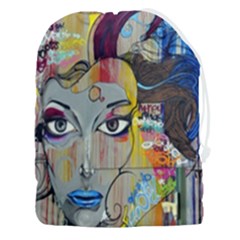 Graffiti-mural-street-art-painting Drawstring Pouch (3xl) by Ket1n9