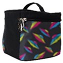 Alien Patterns Vector Graphic Make Up Travel Bag (Small) View1