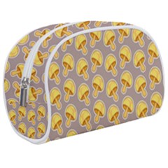 Yellow-mushroom-pattern Make Up Case (medium) by Ket1n9