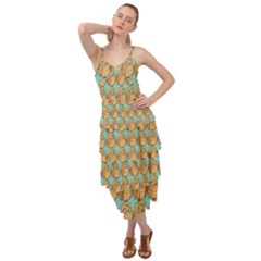 Owl-stars-pattern-background Layered Bottom Dress by Grandong