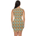 Owl Bird Draped Bodycon Dress View4