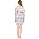 Cartoon Cat Cute Animal Design Drawing Illustration Kawaii Shoulder Frill Bodycon Summer Dress View2