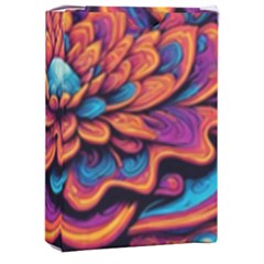 Flowers Painting Playing Cards Single Design (rectangle) With Custom Box by Ravend
